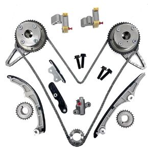 9-4226S Timing Chain Kit &2PC VVT Sprocket Fit for 2007-2011 Ford Taurus Fusion Flex Edge 2007-2009 Lincoln MKS MKT MKX 2008-2009 MERCURY SABLE 3.5L 2007-2011 Mazda CX-9 3.5L/3.7L TK20635
