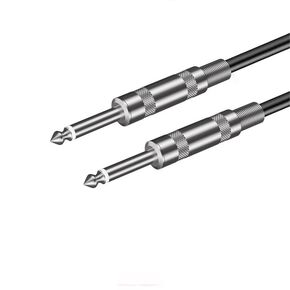 MolanTS 1/4 Inch Straight Instrument Cable for Electric Guitar/Bass and Keyboard, Black，Pure Copper True Shielding Wire Rod，High Fidelity Sound Quality (6 Feet, Straight)