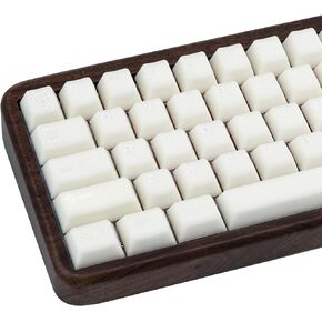 Milky White 114 Keys PBT Keycaps Minimalist Style Custom Keycaps Set Double Shot Cherry Profile Keycaps for ANSI Layout 61/87/104/108 Cherry MX Switches Mechanical Keyboard