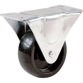 Shepherd Hardware 9487 1-1/4-Inch Rubber Swivel Plate Caster, 30-lb Load Capacity