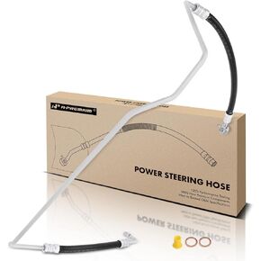 A-Premium Power Steering Hose Pressure Hose Line Assembly Compatible with Nissan Frontier 1999-2004 Pickup 2003-2004 2.4L RWD Pump To Gear/Rack Pinion