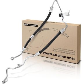 A-Premium Power Steering Pressure Line Hose Assembly Compatible with BMW 545i 645Ci 2004-2005 550i 650i 2006-2010 V8 4.4L 4.8L with Active Steering