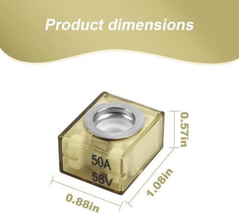 فيوز 50 أمبير لاستبدال الصمامات الطرفية لأنظمة البحر الأزرق، لحماية دوائر السيارات والرافعات والسفن التي تشحن in Kuwait