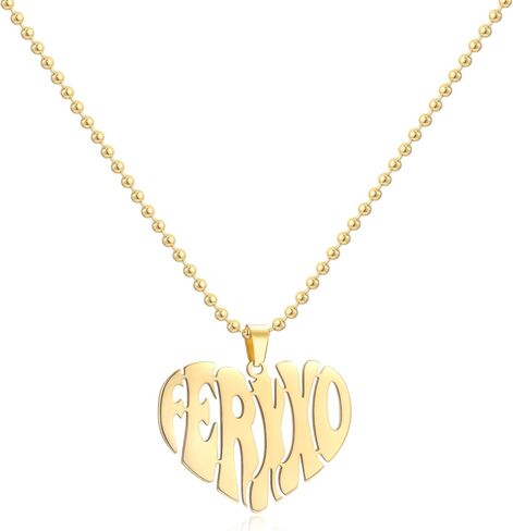 Holy rose Ferxxo Rapper Necklace, Ferxxo Nitro Jam Tour Necklace, Fe%id K-pop Singer Fan Gift Party Favors Birthday Gifts in Saudi Arabia