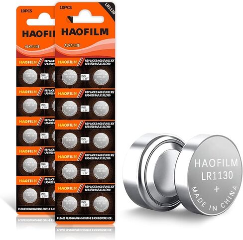 10 عبوات من بطاريات LR1130 AG10 بطارية خلية زر قلوية 1.5 فولت in Kuwait