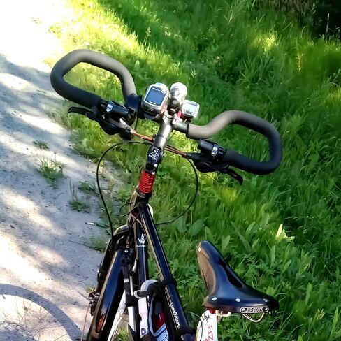 مقابض مقود دراجة السباق، أنبوب مطاطي إسفنجي للدراجة، غطاء مرن، مقابض إسفنجية، قابلة للقص، القطر الداخلي 21 مم/0.83 بوصة، عبوة من قطعتين in Kuwait