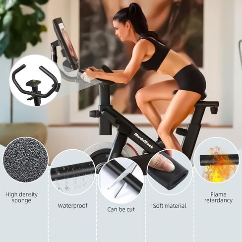 مقابض مقود دراجة السباق، أنبوب مطاطي إسفنجي للدراجة، غطاء مرن، مقابض إسفنجية، قابلة للقص، القطر الداخلي 21 مم/0.83 بوصة، عبوة من قطعتين in Kuwait