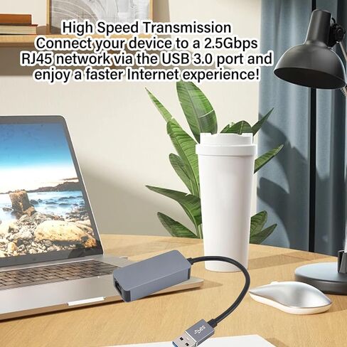 محول إيثرنت USB 3.0 إلى 2.5 جيجا بايت، توصيل وتشغيل عالي السرعة، محول إيثرنت USB 3.0 AM إلى 2.5 جيجابت في الثانية المحمول لنظام التشغيل OS X، لنظام التشغيل OS X in Saudi Arabia