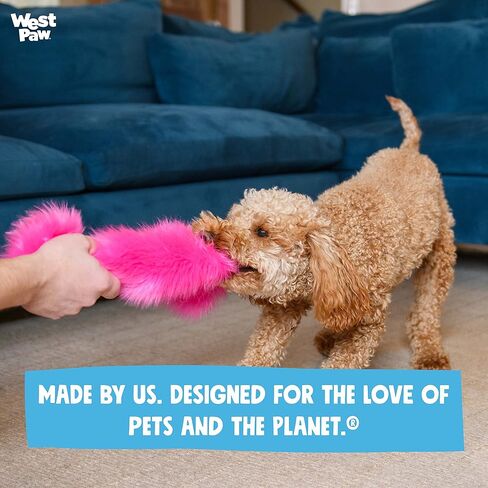 WEST PAW Durable Plush w/Zogo, PEET, Hot Pink, Large in Kuwait