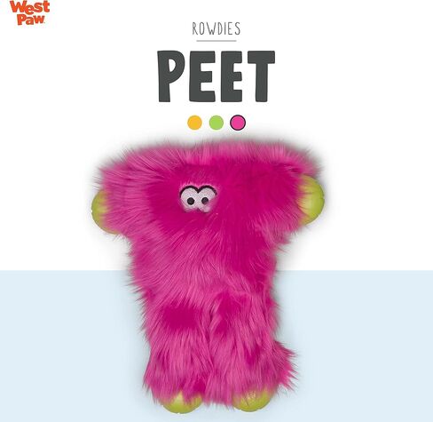 WEST PAW Durable Plush w/Zogo, PEET, Hot Pink, Large in Kuwait
