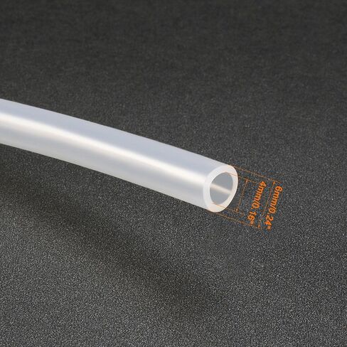 uxcell Silicone Tube 2mm ID x 4mm OD 3/32"x5/32" 32.8 Feet Flexible Silicone Tubing Rubber Tubing Water Air Hose Pipe Translucent for Pump Transfer in Saudi Arabia