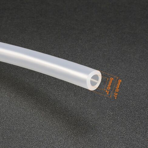 uxcell Silicone Tube 2mm ID x 4mm OD 3/32"x5/32" 32.8 Feet Flexible Silicone Tubing Rubber Tubing Water Air Hose Pipe Translucent for Pump Transfer in Saudi Arabia