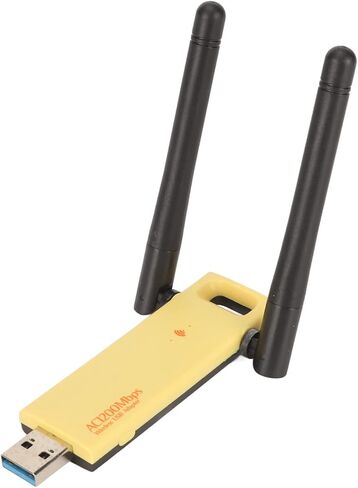 محول واي فاي USB لاسلكي، AC1200Mbps 2.4G 5G واي فاي محول شبكة ثنائي النطاق، محول شبكة الكمبيوتر، محول واي فاي للكمبيوتر الشخصي يدعم وظيفة الكشف التلقائي لنظام التشغيل Windows 10/8/7/XP in Kuwait