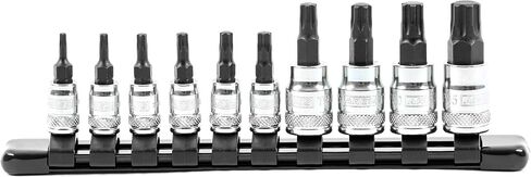 ARES 31037 – 10-Piece 3/8-Inch Drive Extra Long Torx Bit Socket Set – Durable Bit Socket Set Includes Torx Bit Sockets from T10 to T60 – 5.5-Inch Long Bit Sockets Offer Superior Reach in Saudi Arabia