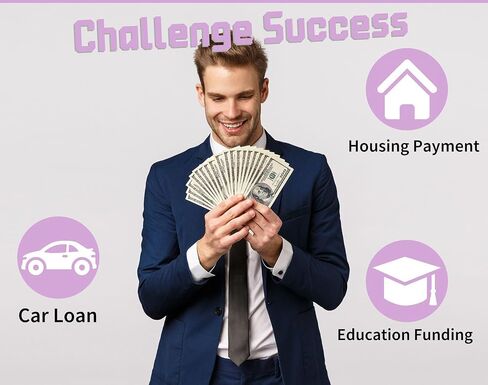 100 Envelopes Money Saving Challenge Binder, Money Saving Binder Savings Challenges Book to Save $5,050 in Saudi Arabia