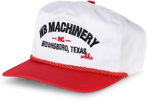 شركة ويسكي بينت هات كو. WB Machinery Red Roped Snapback قابل للتعديل in Kuwait