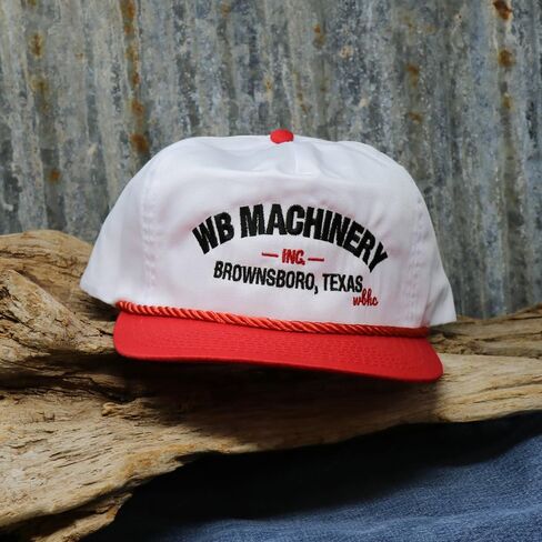 شركة ويسكي بينت هات كو. WB Machinery Red Roped Snapback قابل للتعديل in Kuwait