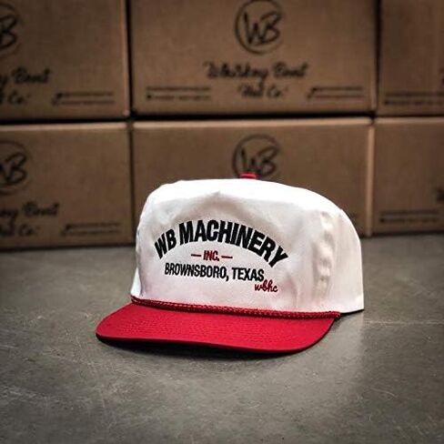 شركة ويسكي بينت هات كو. WB Machinery Red Roped Snapback قابل للتعديل in Kuwait