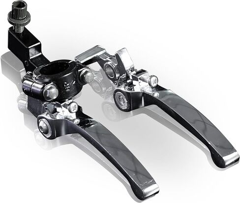 كليو 78 "22 مللي متر كروم فضي مخلب الفرامل رافعة للدراجات النارية المقود 110cc 125cc 140cc TTR 125cc SSR Xmotos أبولو 125 حفرة الترابية دراجة نارية in Kuwait