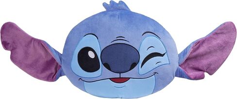 Disney Stitch Sofa Cushions - 3D Plush Cushions for Bed or Sofa Women Teenagers Kids Bedroom Accessories - Stitch Gifts (Blue Stitch) in Saudi Arabia