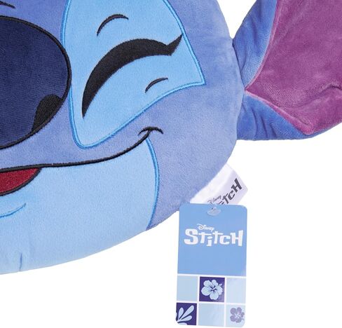 Disney Stitch Sofa Cushions - 3D Plush Cushions for Bed or Sofa Women Teenagers Kids Bedroom Accessories - Stitch Gifts (Blue Stitch) in Saudi Arabia