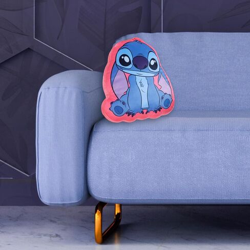 Disney Stitch Sofa Cushions - 3D Plush Cushions for Bed or Sofa Women Teenagers Kids Bedroom Accessories - Stitch Gifts (Blue Stitch) in Saudi Arabia