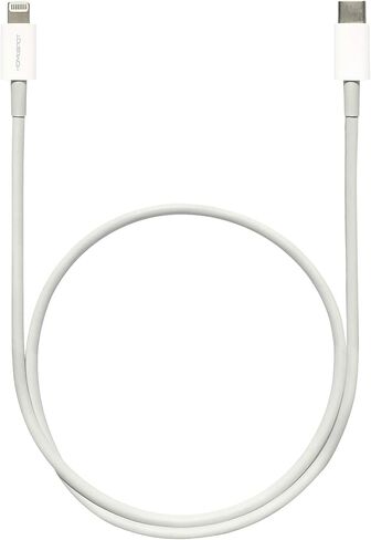 كابل HomeSpot Lightning قصير، 2 قدم [معتمد من Apple MFi]، كابل USB C إلى Lightning iPhone، شحن توصيل الطاقة لأجهزة iPhone 13 12 Pro Max 11 SE XR وAirPods وMacBook وiPad Air Mini | أبيض 1 حزمة in Kuwait