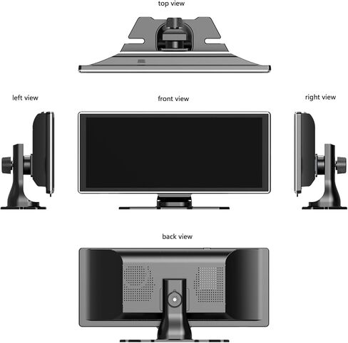 11.26 inch Portable Carplay Screen for Car, HD Touch Screen Double Din Car Stereo Compatible with Wireless Apple CarPlay and Android Auto/Navigation/Siri/Bluetooth Fits All Vehicles in Kuwait