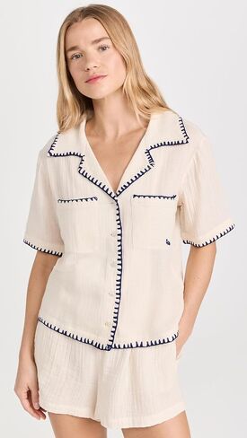 Sea Women's Desiree Double Gauze Pajama Set in Saudi Arabia