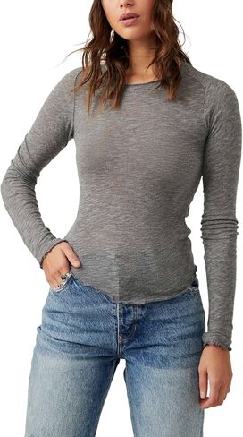 Free People Women's Be My Baby Long Sleeve in Saudi Arabia