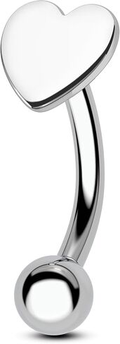 cocharm 16 جرام التيتانيوم الرخ الأقراط للنساء رجل شقة الأعلى الرخ المجوهرات g23 التيتانيوم 16 جرام الجراحية الصلب الرخ الحاجب ثقب المجوهرات 8 ملليمتر الخيوط الحاجب خواتم الحاجب الحديد العمودي labret مسمار in Kuwait