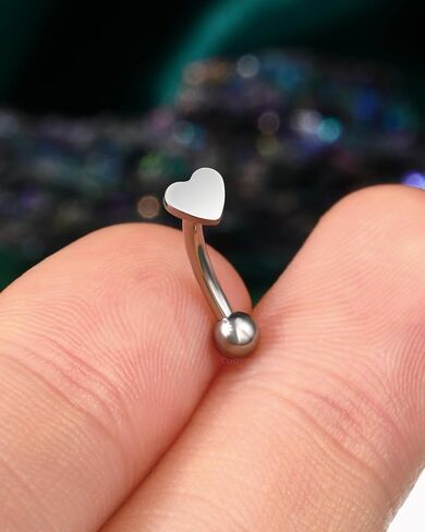 cocharm 16 جرام التيتانيوم الرخ الأقراط للنساء رجل شقة الأعلى الرخ المجوهرات g23 التيتانيوم 16 جرام الجراحية الصلب الرخ الحاجب ثقب المجوهرات 8 ملليمتر الخيوط الحاجب خواتم الحاجب الحديد العمودي labret مسمار in Kuwait