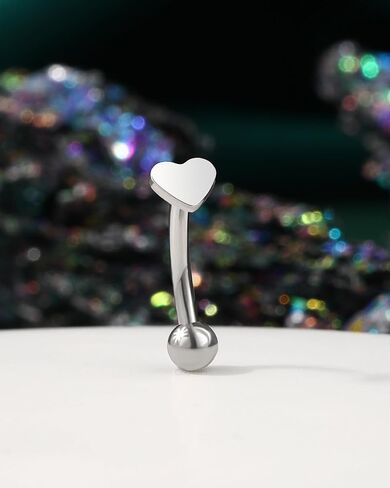 cocharm 16 جرام التيتانيوم الرخ الأقراط للنساء رجل شقة الأعلى الرخ المجوهرات g23 التيتانيوم 16 جرام الجراحية الصلب الرخ الحاجب ثقب المجوهرات 8 ملليمتر الخيوط الحاجب خواتم الحاجب الحديد العمودي labret مسمار in Kuwait