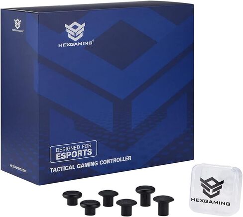 وحدة تحكم لاسلكية HEXGAMING ADVANCE لأجهزة Xbox Series X & S، وXbox One، وWindows 7/8/10-4، أزرار خلفية قابلة لإعادة التعيين - إيقاف المشغلات - أعواد الإبهام القابلة للتبديل - Blood Zombie in Kuwait