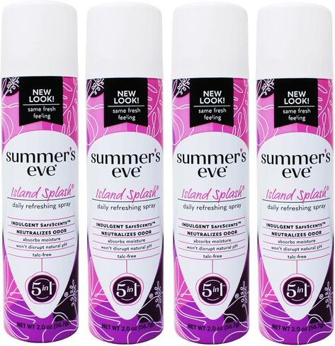 SUMMER'S EVE Feminine Deodorant Spray-Island Splash-2 oz, 2 ct (Quantity of 4) by Summer's Eve in Saudi Arabia