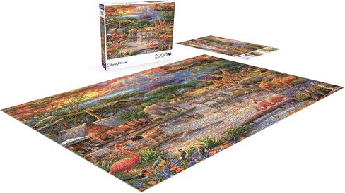 Buffalo Games - Chuck Pinson - Wild Africa - 2000 Piece Jigsaw Puzzle for Adults Challenging Puzzle Perfect for Game Nights in Saudi Arabia