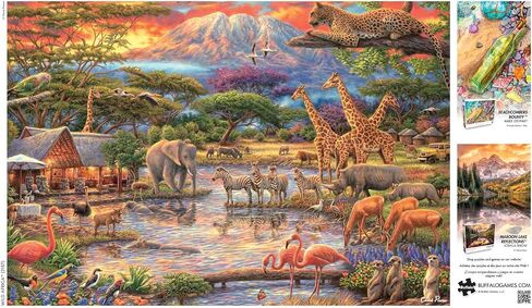 Buffalo Games - Chuck Pinson - Wild Africa - 2000 Piece Jigsaw Puzzle for Adults Challenging Puzzle Perfect for Game Nights in Saudi Arabia