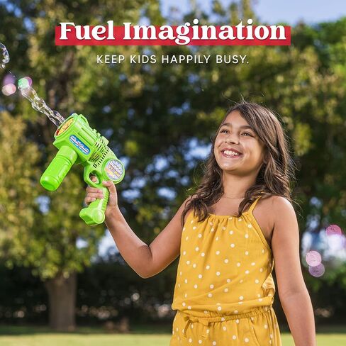 آلة نفخ الفقاعات الأوتوماتيكية من Bubble Gun Blaster مع زجاجتين من حلول الفقاعات للأطفال، منفاخ الفقاعات من أجل هدايا حفلات الفقاعات، لعبة صيفية، عيد الميلاد، الأنشطة الخارجية والداخلية، عيد الفصح in Saudi Arabia