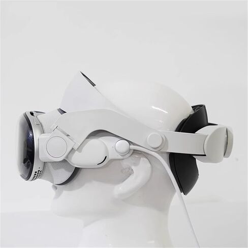 Adjustable Head Strap Compatible with Vision Pro Headset Headband with Elite Strap Comfy Cushion Pad Decompression Strap Ergonomics VR Accessories in Saudi Arabia