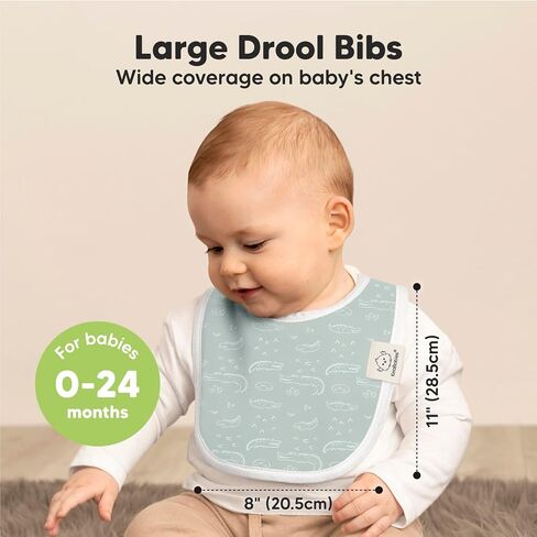 8 مرايل أطفال عضوية من KeaBabies للفتيات والفتيان و8 مرايل أطفال عضوية للفتيات والفتيان - مرايل أطفال للتسنين للأولاد والبنات - مرايل لحديثي الولادة للفتيات والفتيان in Saudi Arabia