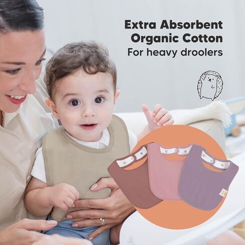 8 مرايل أطفال عضوية من KeaBabies للفتيات والفتيان و8 مرايل أطفال عضوية للفتيات والفتيان - مرايل أطفال للتسنين للأولاد والبنات - مرايل لحديثي الولادة للفتيات والفتيان in Saudi Arabia