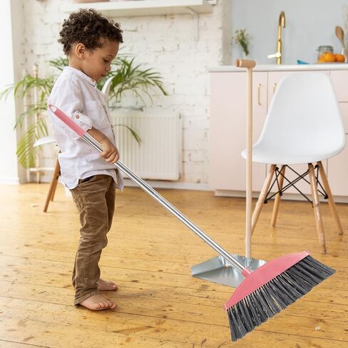 GANAZONO Home Cleaning Supplies Room Cleaning Broom Office Broom Outdoor Broom Patio Broom Garbage Wiper Yard Patio Tools Home Cleaning Broom Stainless Steel Long Spoon to Rotate Commercial in Saudi Arabia