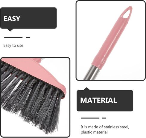 GANAZONO Home Cleaning Supplies Room Cleaning Broom Office Broom Outdoor Broom Patio Broom Garbage Wiper Yard Patio Tools Home Cleaning Broom Stainless Steel Long Spoon to Rotate Commercial in Saudi Arabia