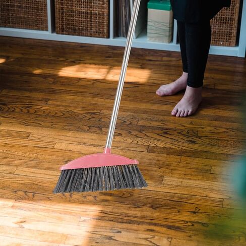 GANAZONO Home Cleaning Supplies Room Cleaning Broom Office Broom Outdoor Broom Patio Broom Garbage Wiper Yard Patio Tools Home Cleaning Broom Stainless Steel Long Spoon to Rotate Commercial in Saudi Arabia