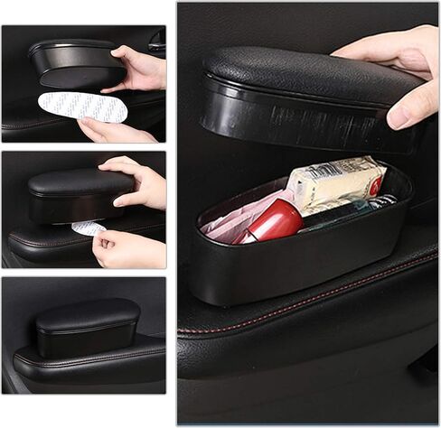 CDEFG Universal Fit Car Door Elbow Rest Side Door Arm Rest Storage Case Adjustable Height Arm Rest Comfort Fit for Driver Side and Passenger Side (Black) in Saudi Arabia