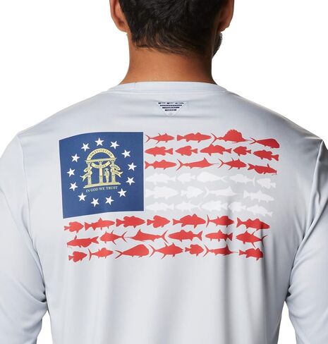 حذاء كولومبيا للمعالجة الطرفية للرجال من PFG Fish Flag Ls in Saudi Arabia