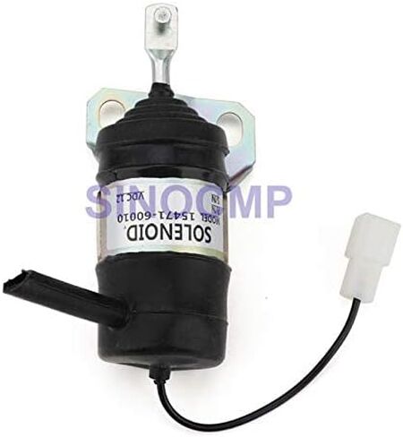 SINOCMP 15471-60010 052600-1001 قطع الديزل 052600-1000 12 فولت الملف اللولبي لوقف الوقود لجرار كوبوتا دينسو كوبوتا in Saudi Arabia