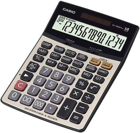 آلة حاسبة مكتبية DJ-240D Plus (فضي وأسود) in Kuwait