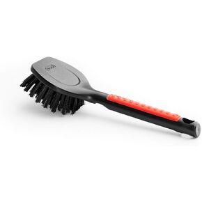 SGCB Tire Brush - Premium Auto Detailing Car Wash Brush for Cleaning Tire, Ergonomic Grip with Long Handle, Durable Use with PBT Bristle Tire Brush for Car Truck SUV & Motorcycle Tire Cleaning