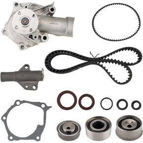 KAX TCKWP332 Timing Belt Kit with Sprocket Compatible with Eclipse 2006-2009, Galant 2004-2006, Outlander 2004-2006, Lancer 2004-2006